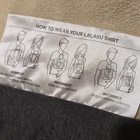 Lalabu Dad Shirt, Gray Large - Picture 5 of 14